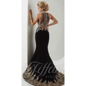 Tiffany designer prom dress